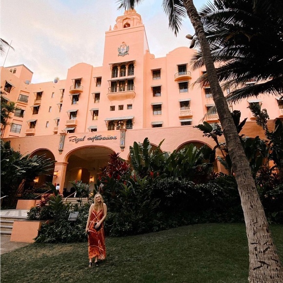 Free People Pink Lace Bandana Print Midi Maxi Dress - Picture 6 of 6